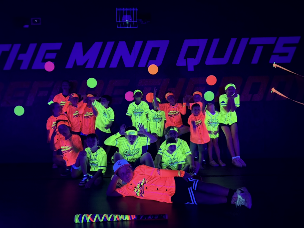 Glow in the dark party event