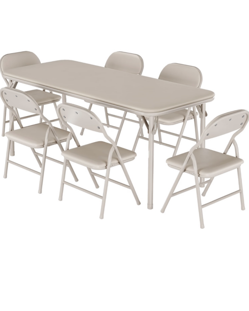 Kids tables and chairs rental
